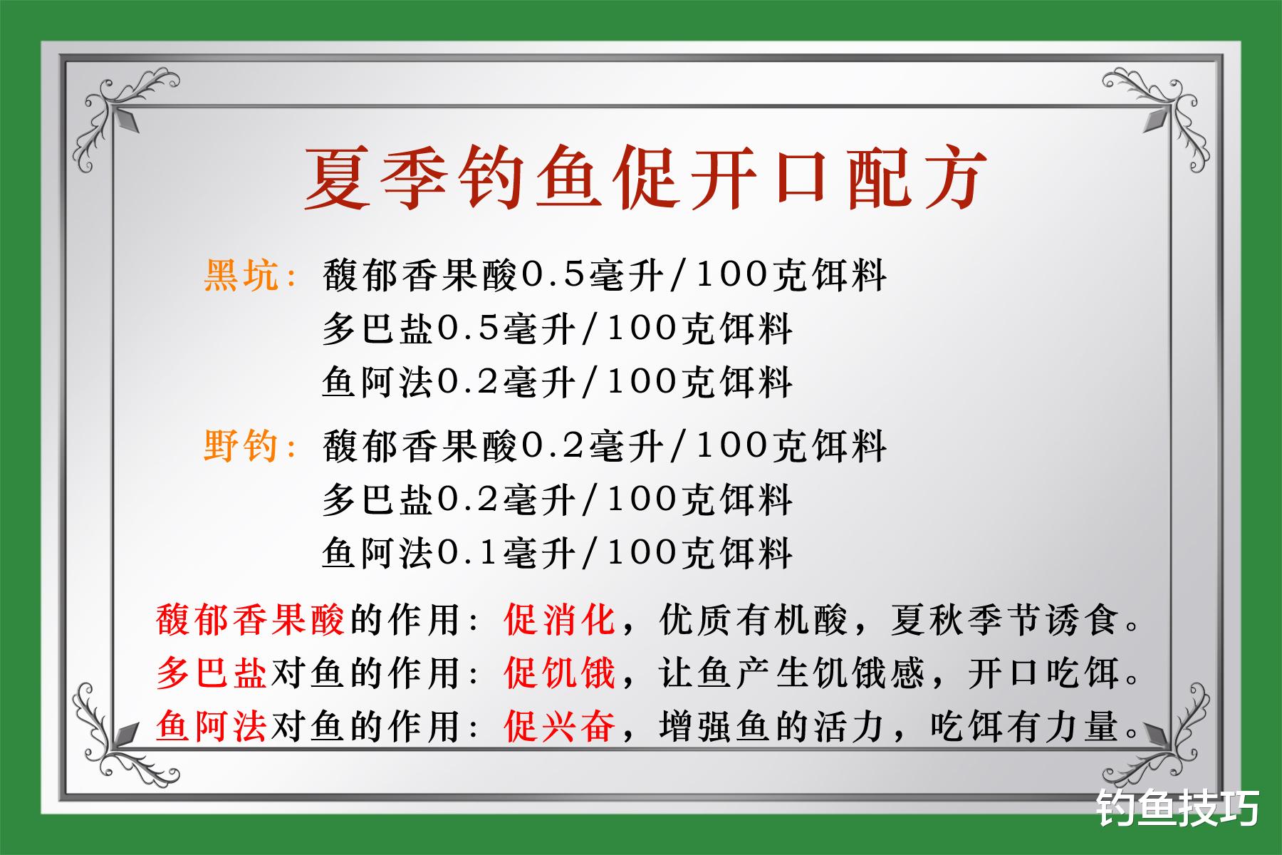 自然鱼饵料配方(自然水域钓鱼饵料配方)
