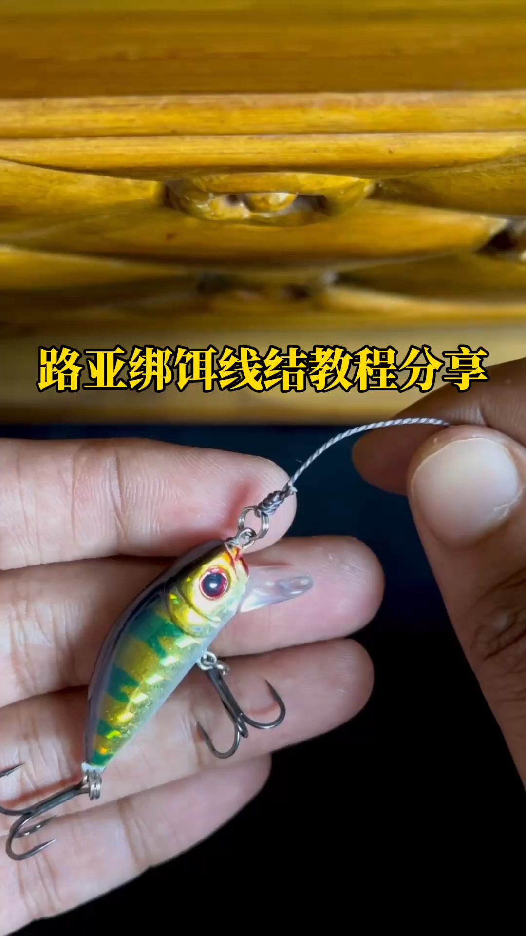 路亚线轮绑线(路亚轮绑线教程)