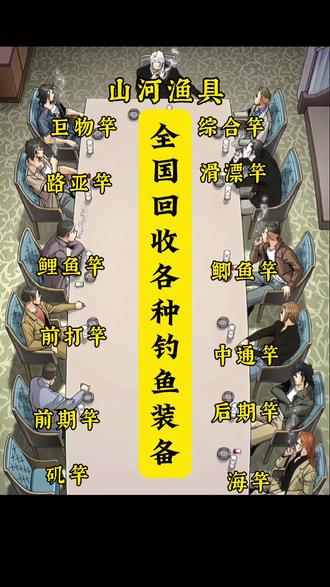 有什么网站回收渔具吗(回收鱼竿渔具各种钓鱼用品)