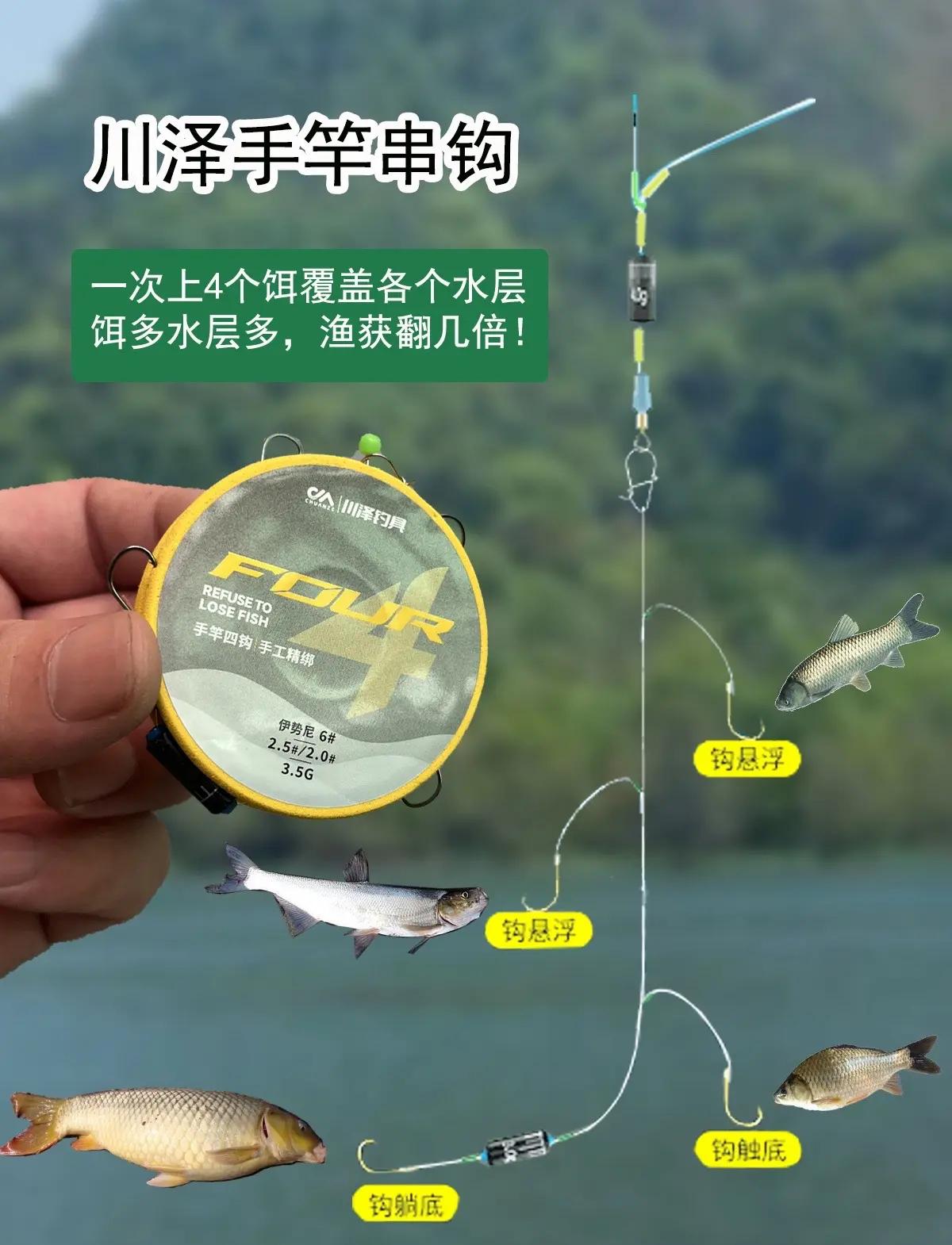 海钓串钩如何挂饵(海钓串钩用什么鱼钩好)