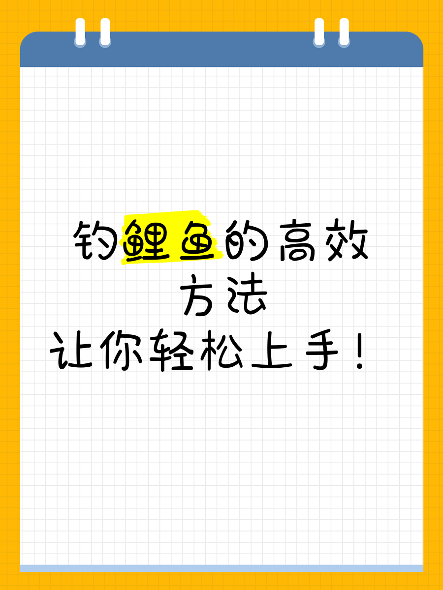 长江钓鲤鱼技巧及饵料(长江钓鱼用什么鱼饵最好)