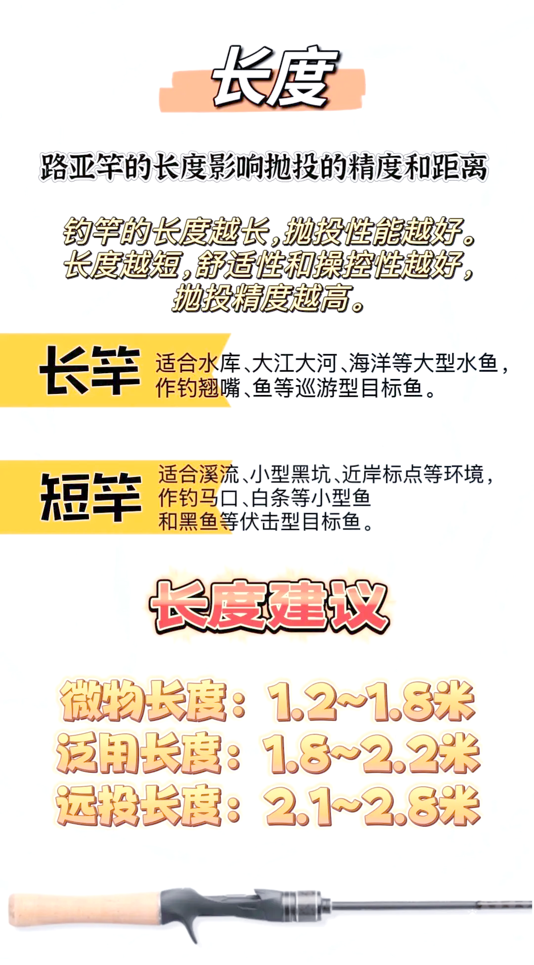 路亚鱼竿长度选择(路亚鱼竿长度选择多长的)