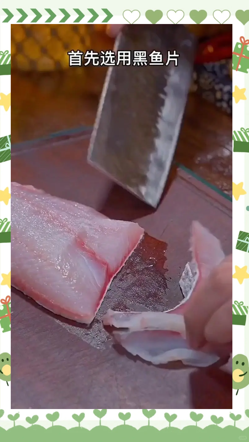 黑鱼片鱼技巧视频(片黑鱼片的方法视频)