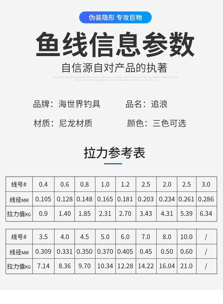 海钓用线选择(海钓线用什么线)