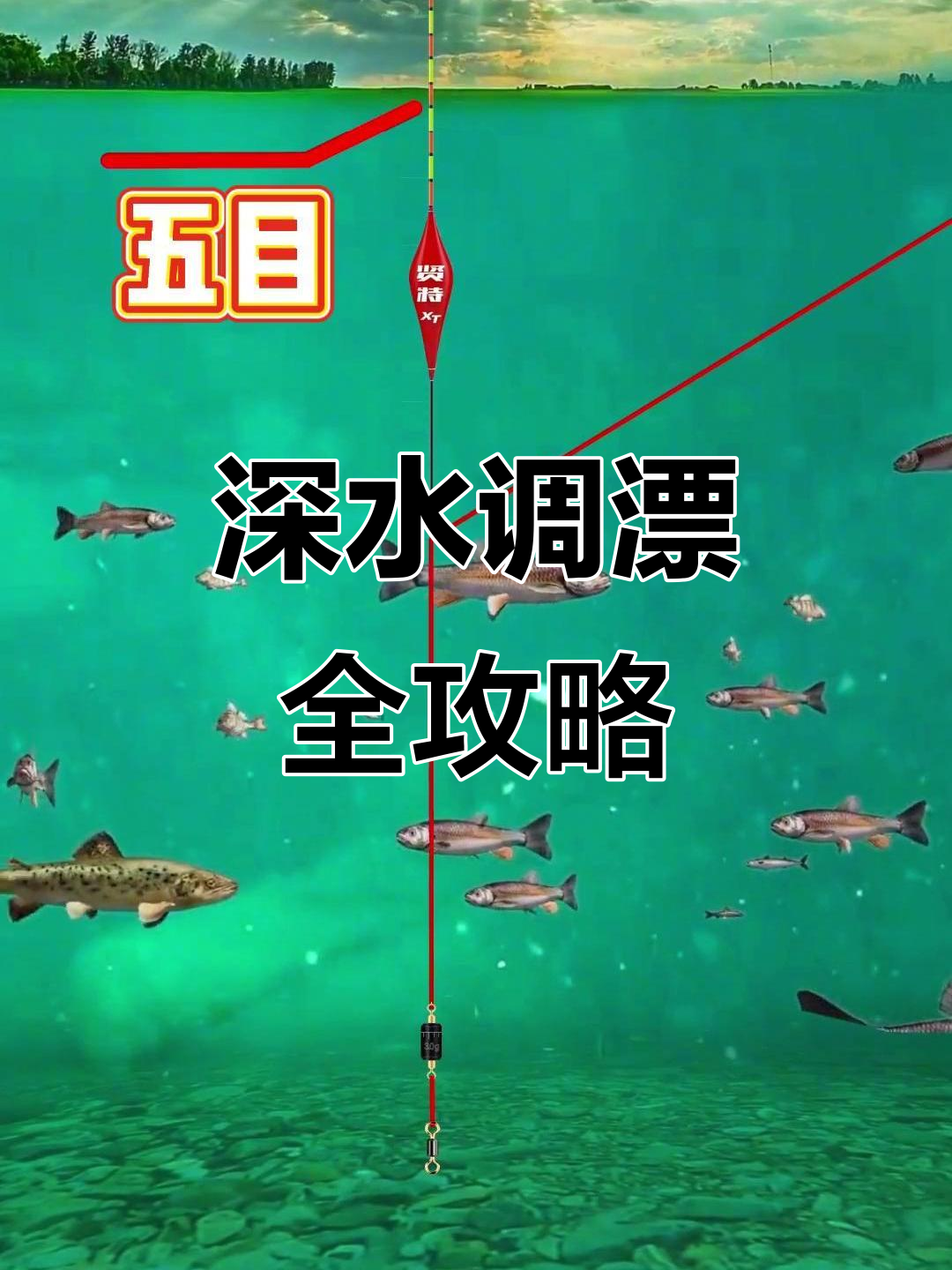 深水调漂技巧图片(深水调漂总是调不好怎么办)