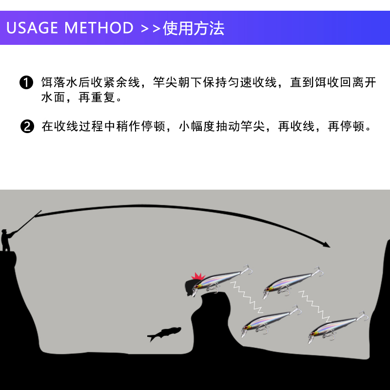 海钓假饵怎么穿(假饵海竿钓鱼视频教学)