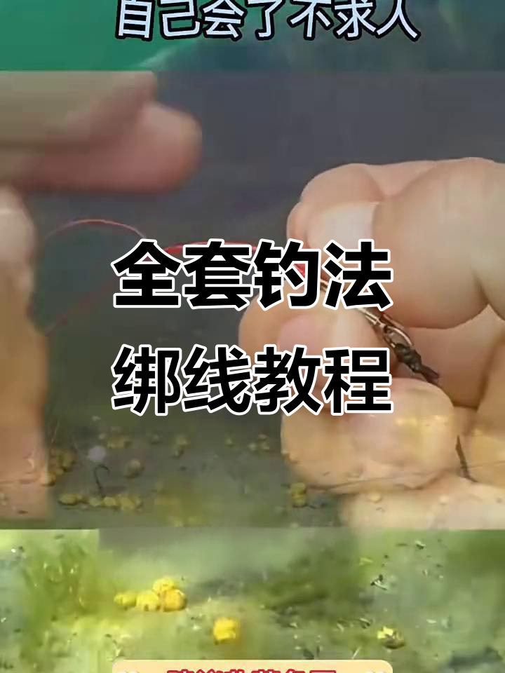 垂钓绑线技巧(垂钓绑线技巧视频教程)
