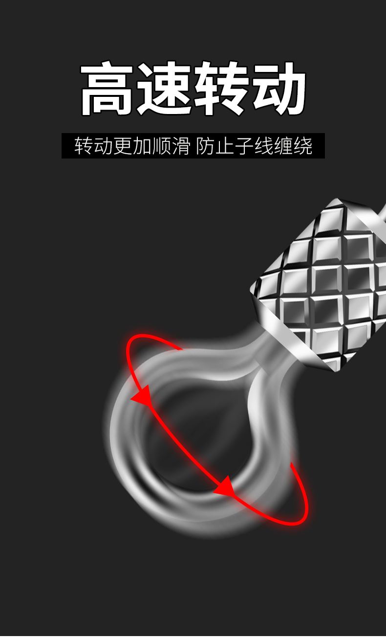 渔具主线8字结(鱼线主线连接8字环)
