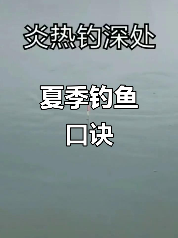 夏季河边钓鱼技巧(夏季河边钓鱼技巧图解)