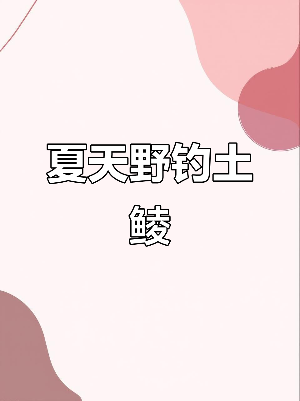 夏季夜钓饵料配方(夏天夜钓饵料要香还是腥)