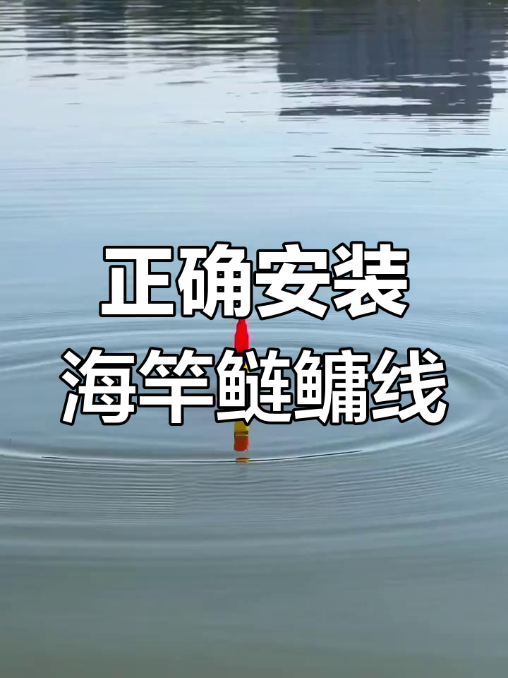 海钓杆怎么装鱼漂(海竿怎么装鱼钩鱼漂)
