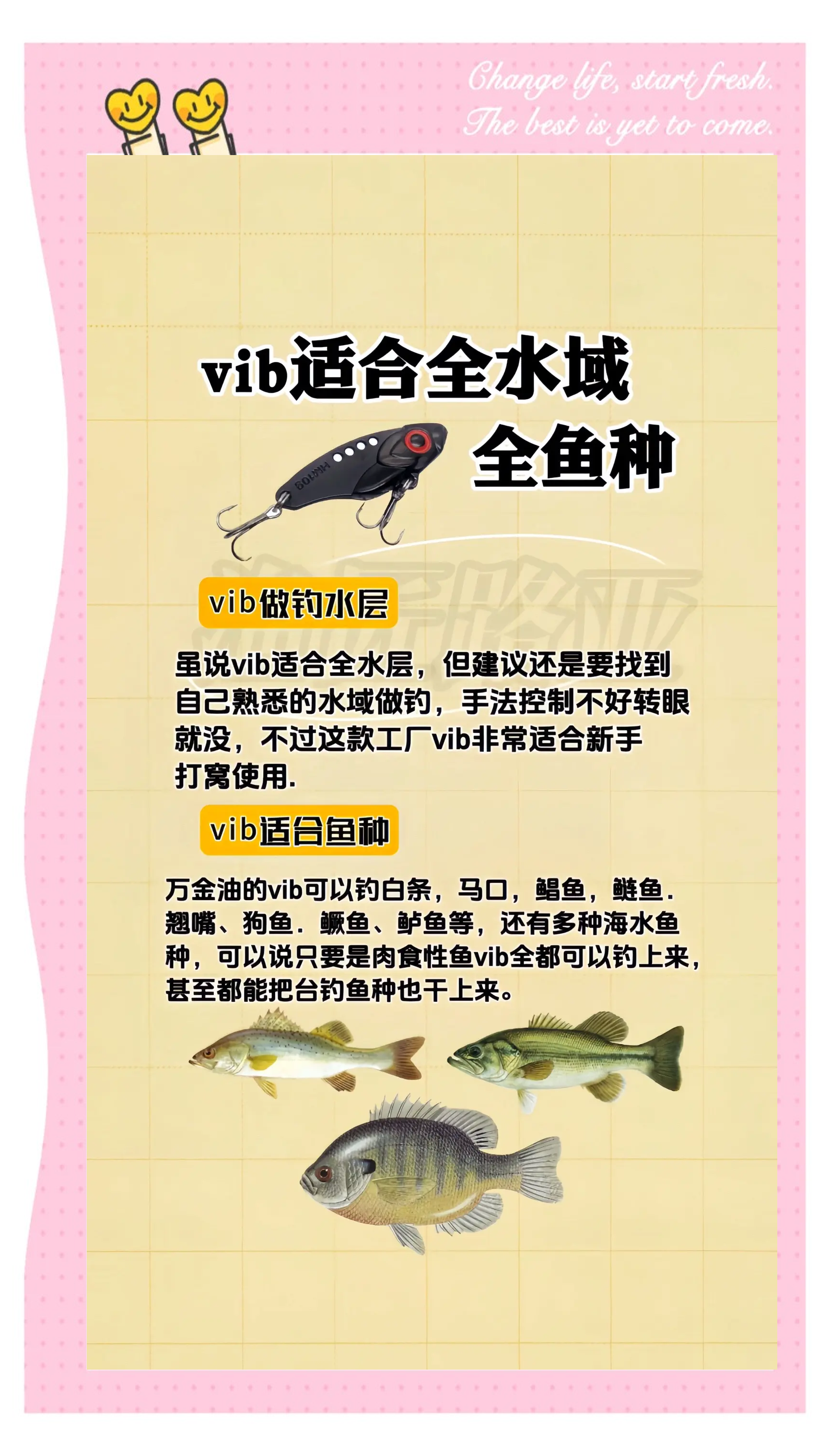 vib路亚饵适合钓什么鱼(路亚vib饵操作手法视频)
