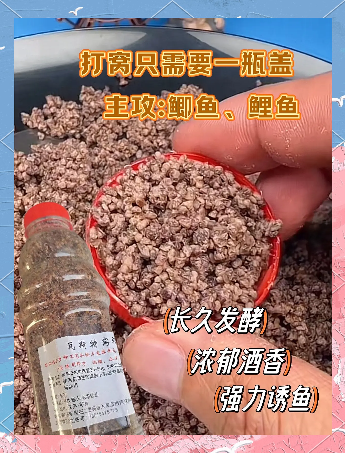 醪糟饵料钓鱼(醪糟钓鲫鱼)