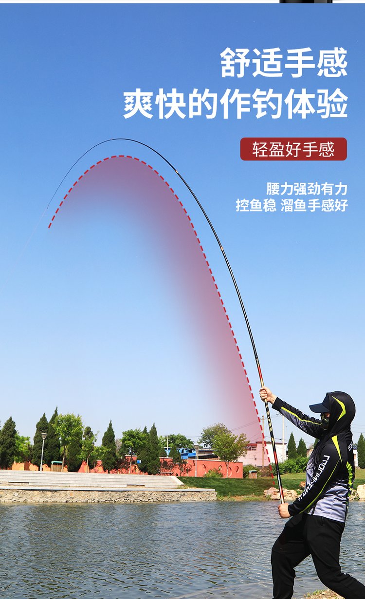 手杆中大鱼控鱼技巧(钓大鱼手握杆什么位置)