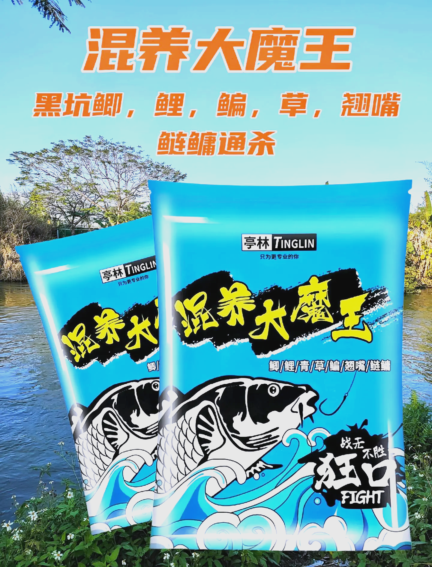 黑坑盛宴饵料搭配(黑坑滑口鲤鱼饵料搭配)