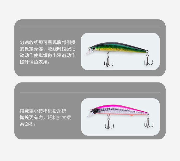 路亚小饵尺寸(路亚饵重量与调数对照)