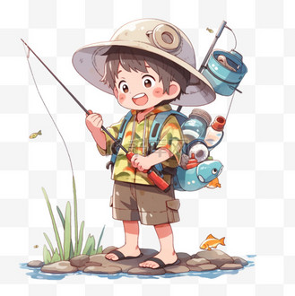 手绘钓鱼技巧(钓鱼如何画)