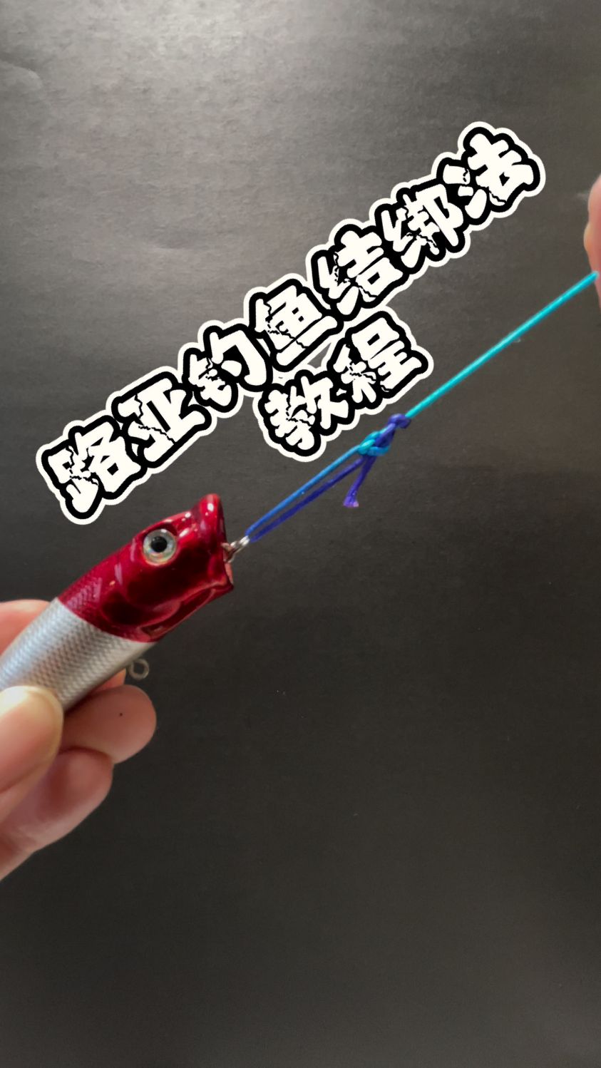 路亚饵连接主线(路亚钓主线如何连接钓组)
