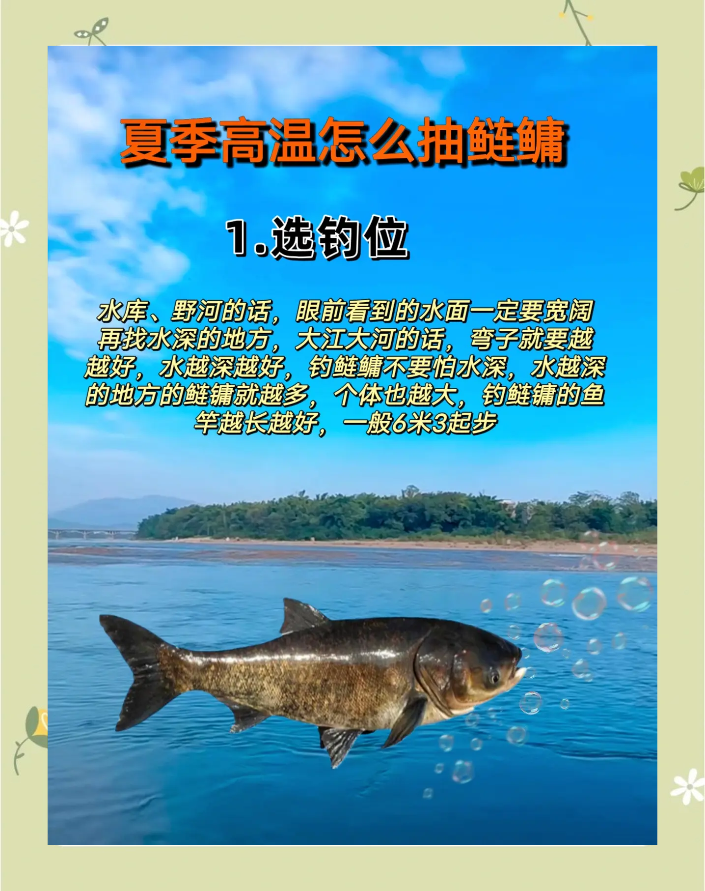 水库钓鱼技巧与饵料(水库钓鱼诀窍)