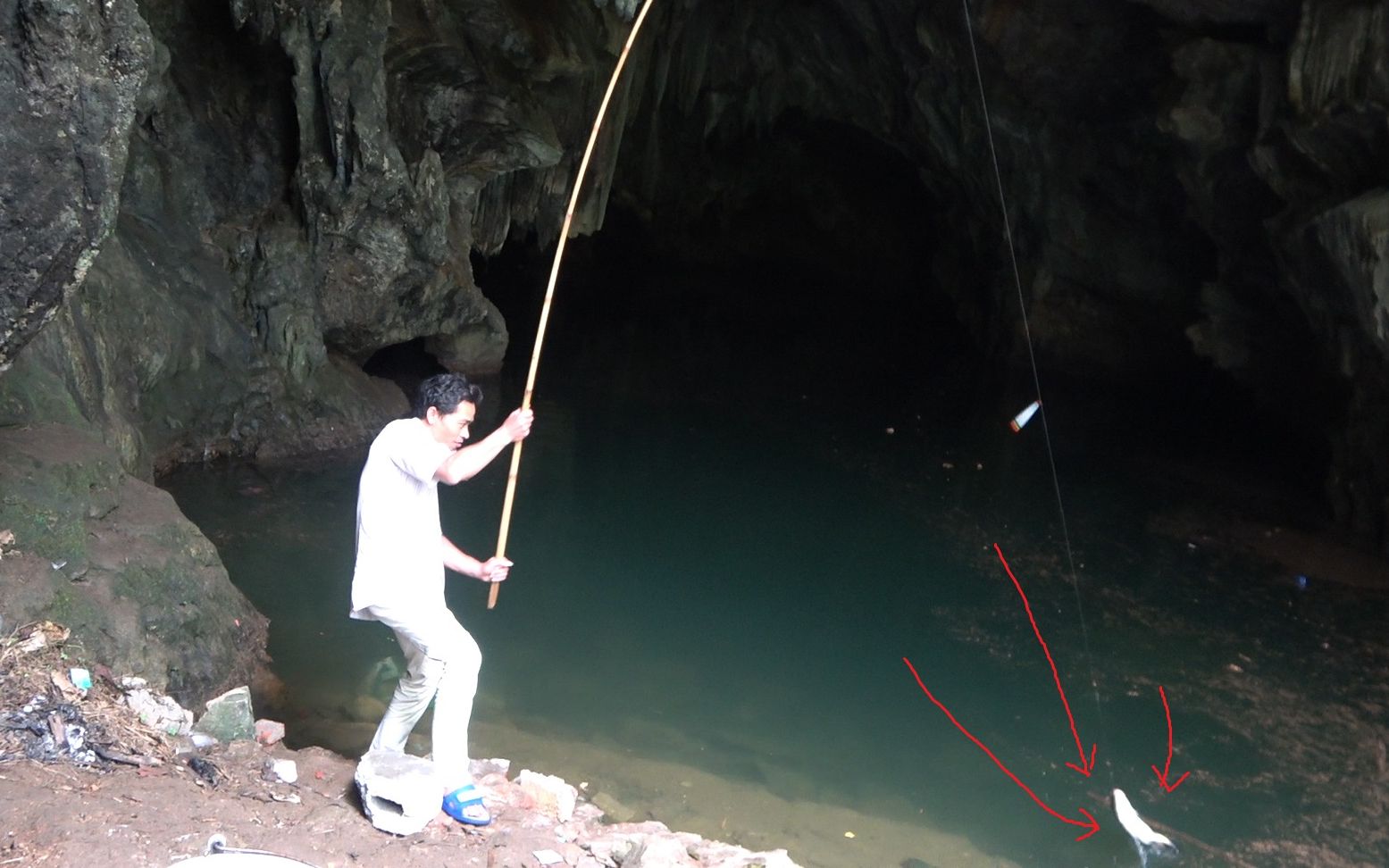 溶洞钓鱼技巧(溶洞 鱼)