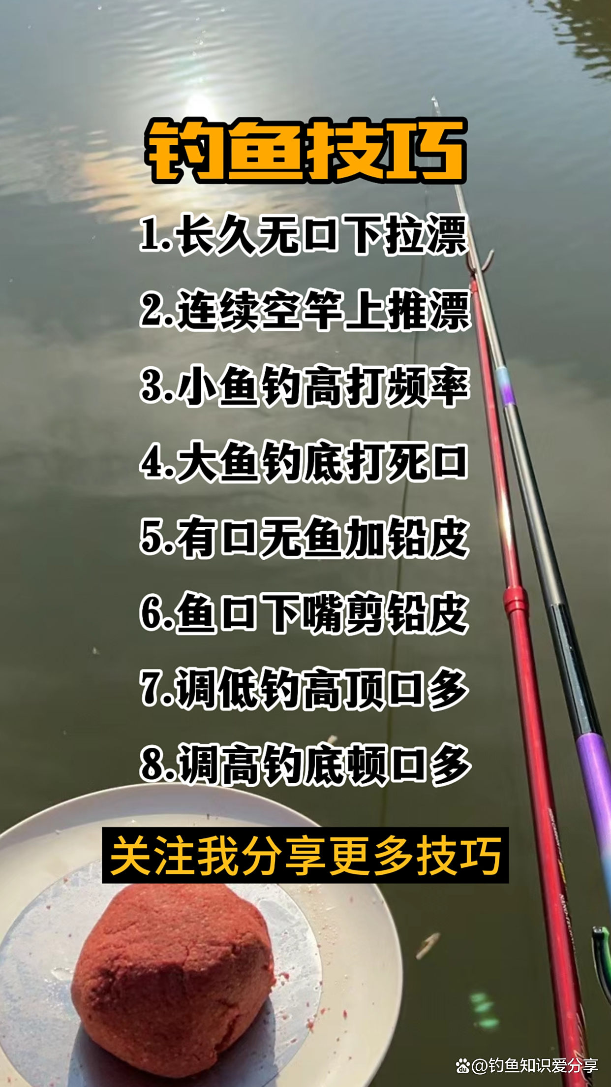野钓技巧经验(野钓钓鱼技巧)