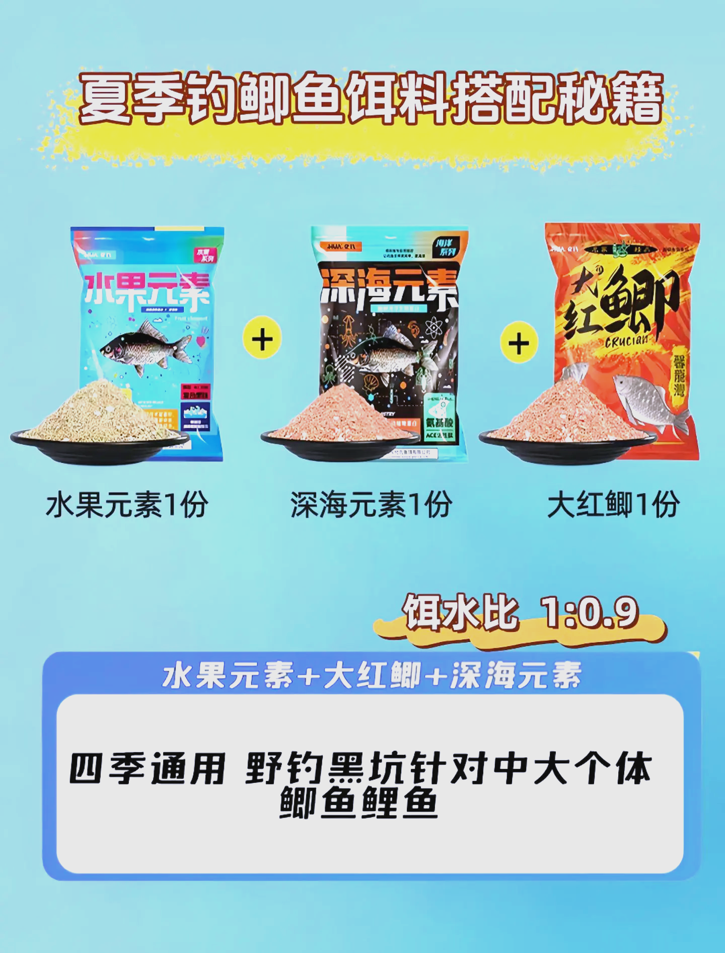 华氏饵料怎么搭配好用(华氏饵料怎么搭配好用视频)