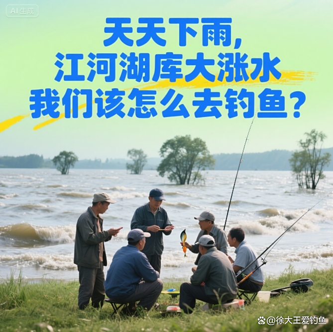 涨水钓鱼技巧(涨水钓鱼技巧图解)