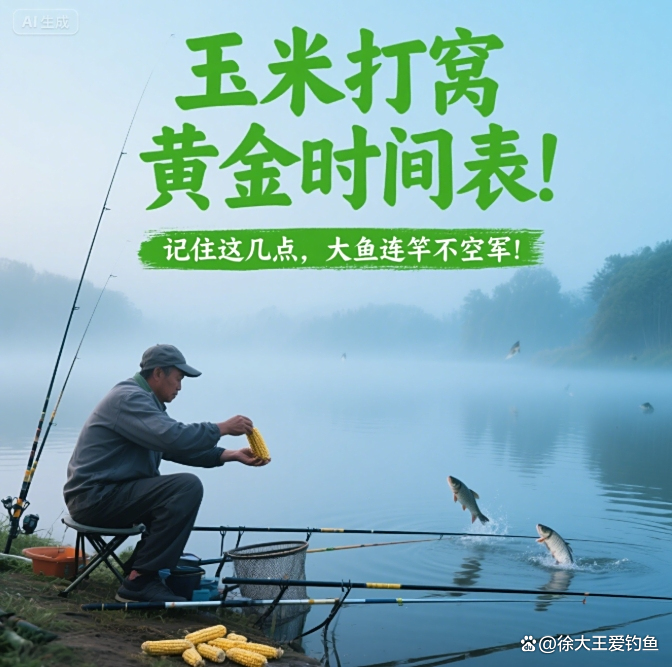 包谷打窝技巧(包谷钓鱼配方)