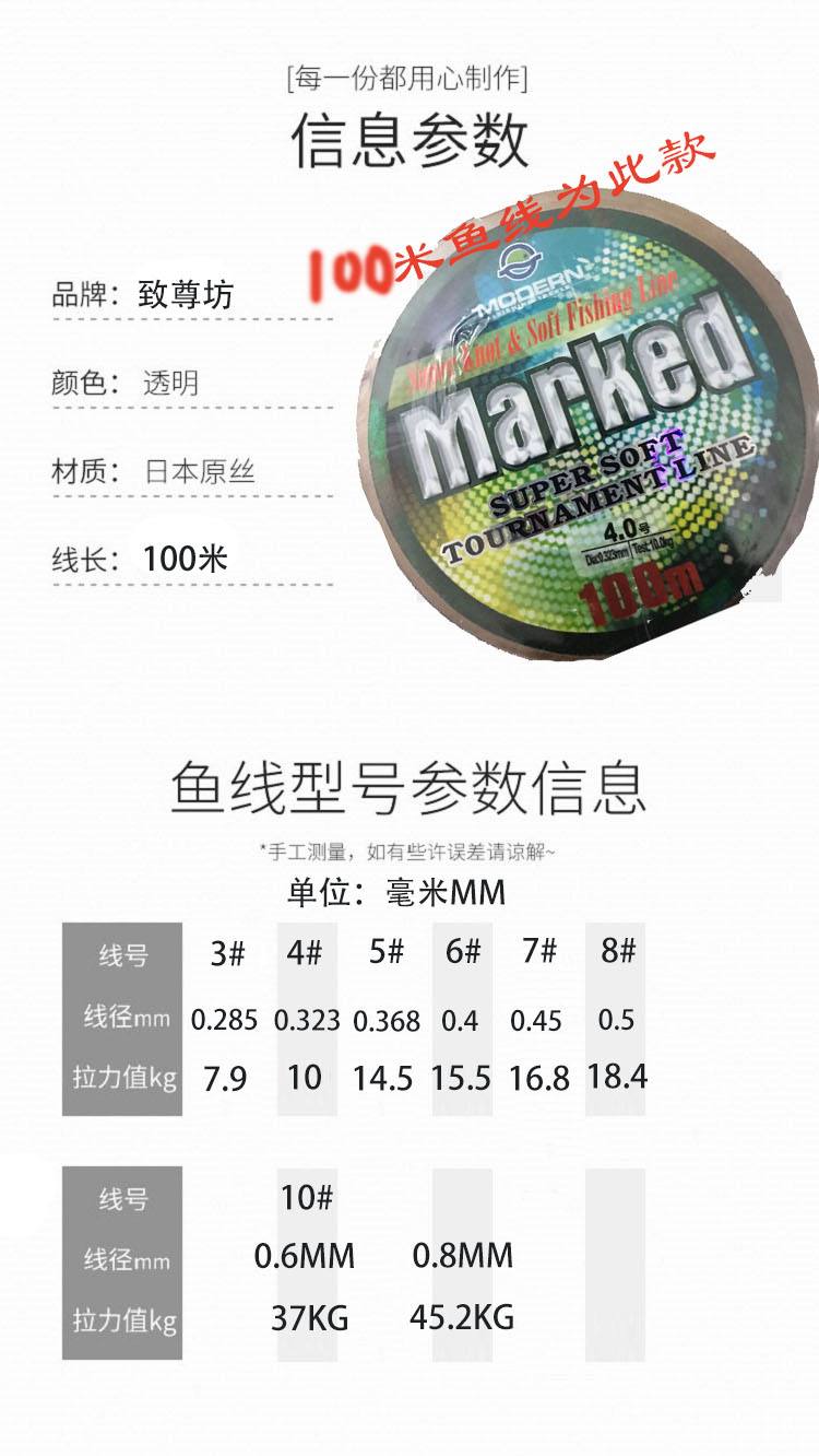 海钓主线长度(钓海鱼主线用几号合适)