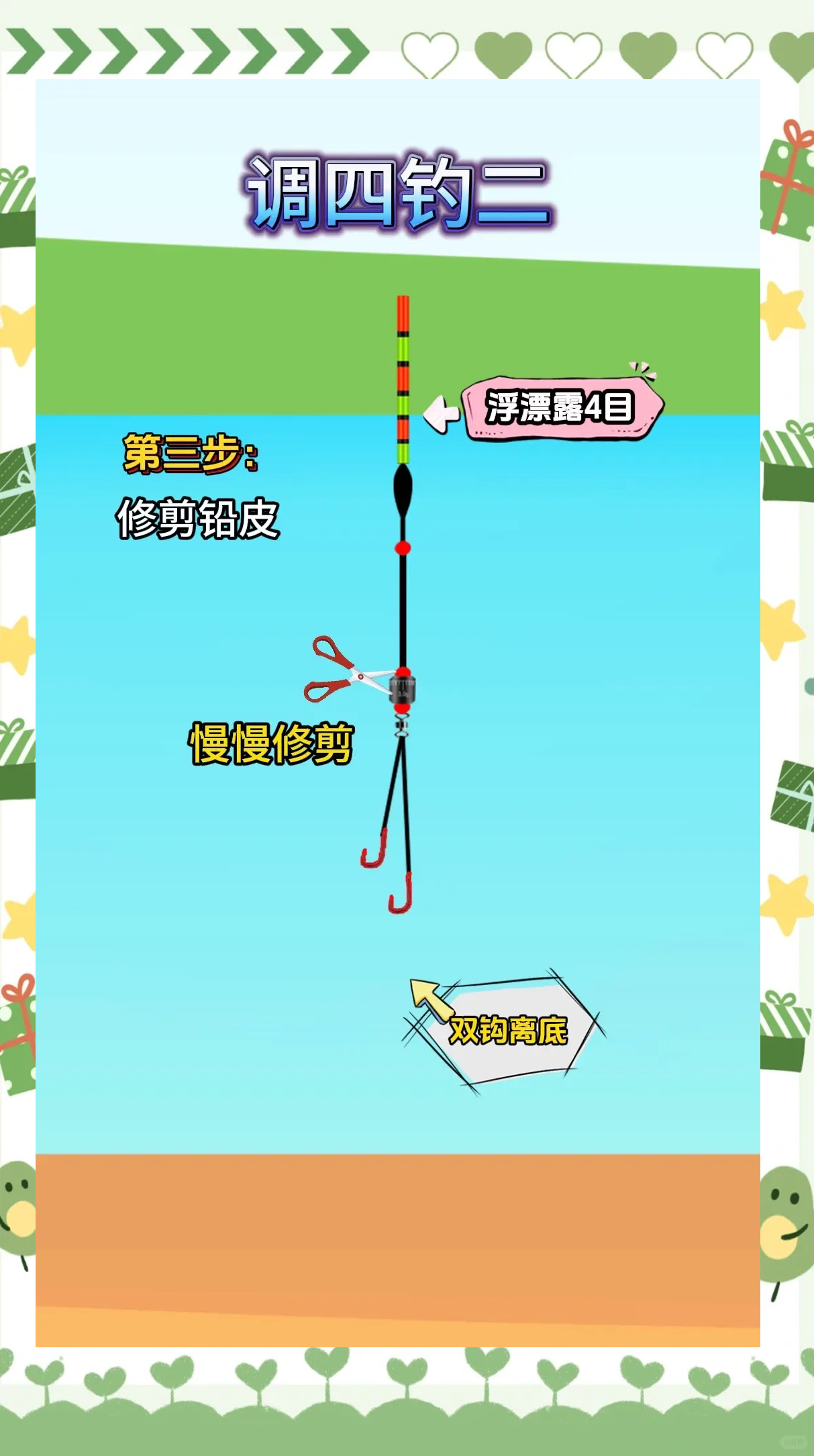 钓行程的技巧集锦(行程钓法视频)