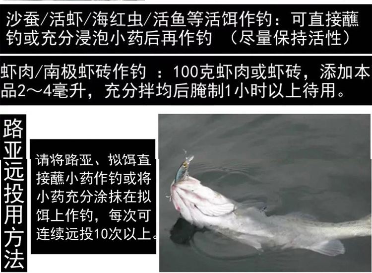 海钓丸九小药搭配(海钓鱼饵大全)