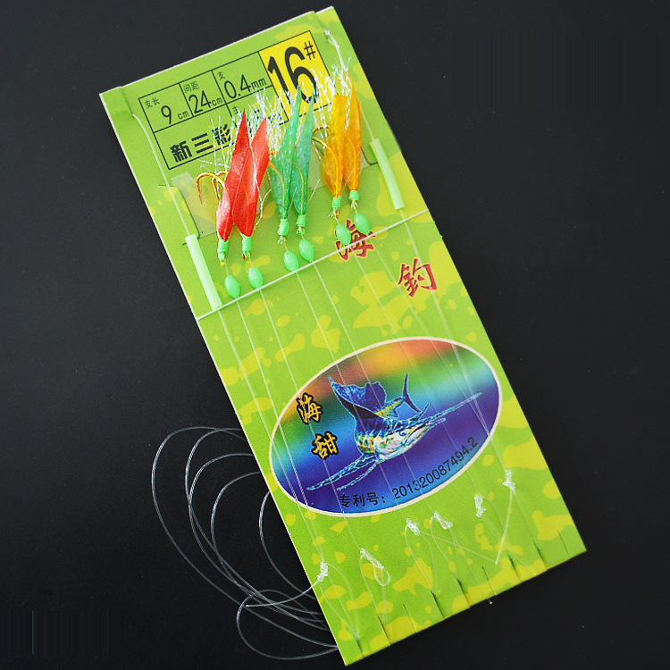 自制海钓鱼皮串(海钓线组组装图解) 自制海钓鱼皮串(海钓线组组装图解)