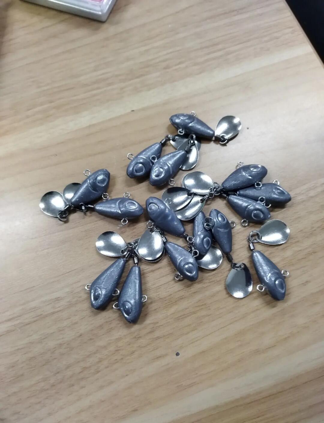 自制指甲刀路亚亮片(路亚亮片加铅坠图视频)