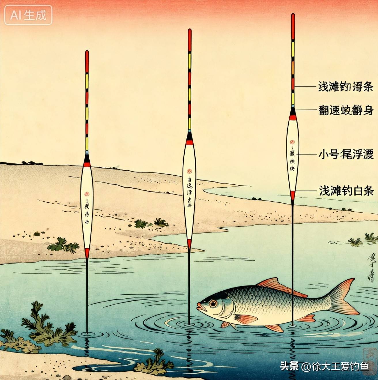 钓鱼看浮漂技巧(钓浮如何看漂) 钓鱼看浮漂技巧(钓浮如何看漂)