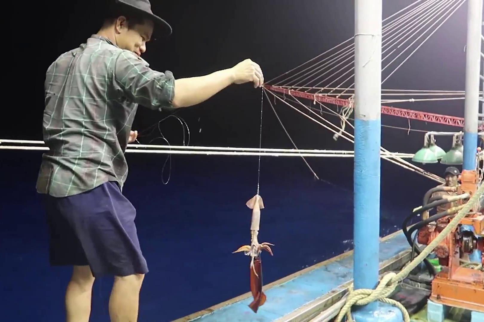 鱿鱼海钓船(海上鱿鱼钓船工作怎么样)