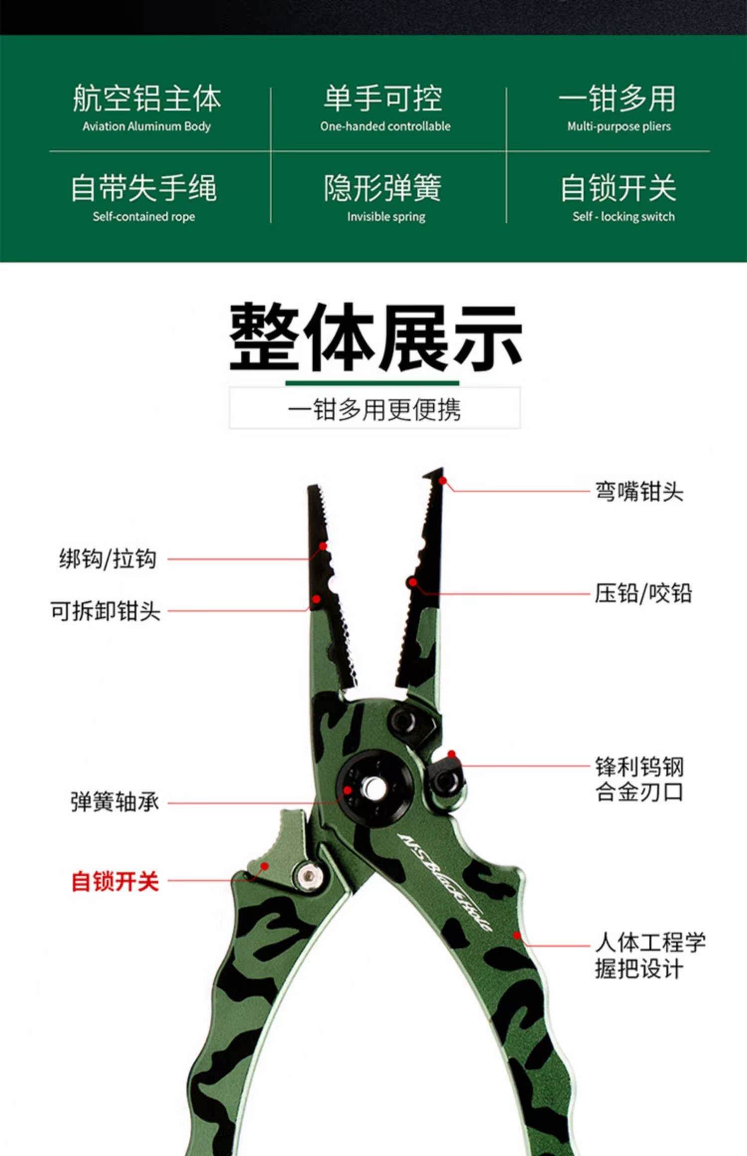 路亚钳(路亚钳直嘴好还是鹰嘴的好)