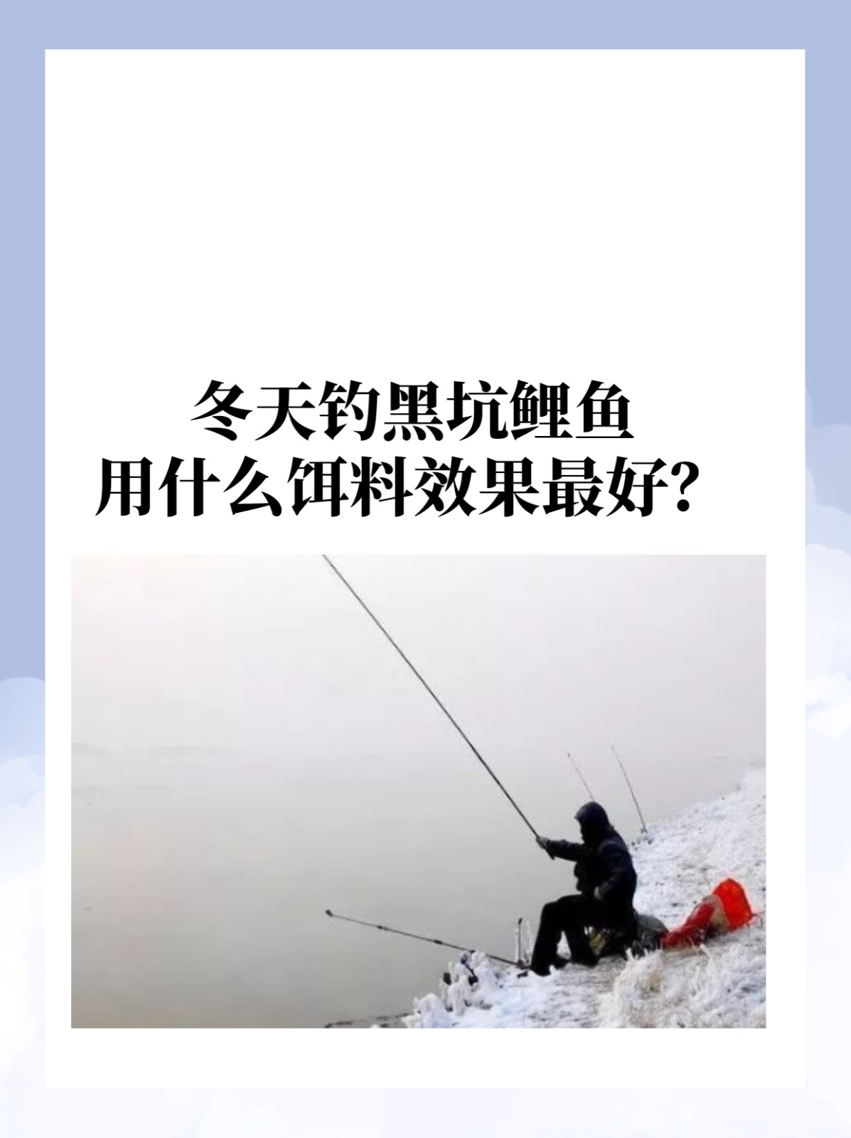 南方初冬黑坑钓鱼技巧(南方冬天黑坑放什么鱼) 南方初冬黑坑钓鱼技巧(南方冬天黑坑放什么鱼)