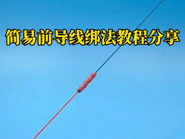 前导线绑法海钓(前导线绑鱼钩) 前导线绑法海钓(前导线绑鱼钩)