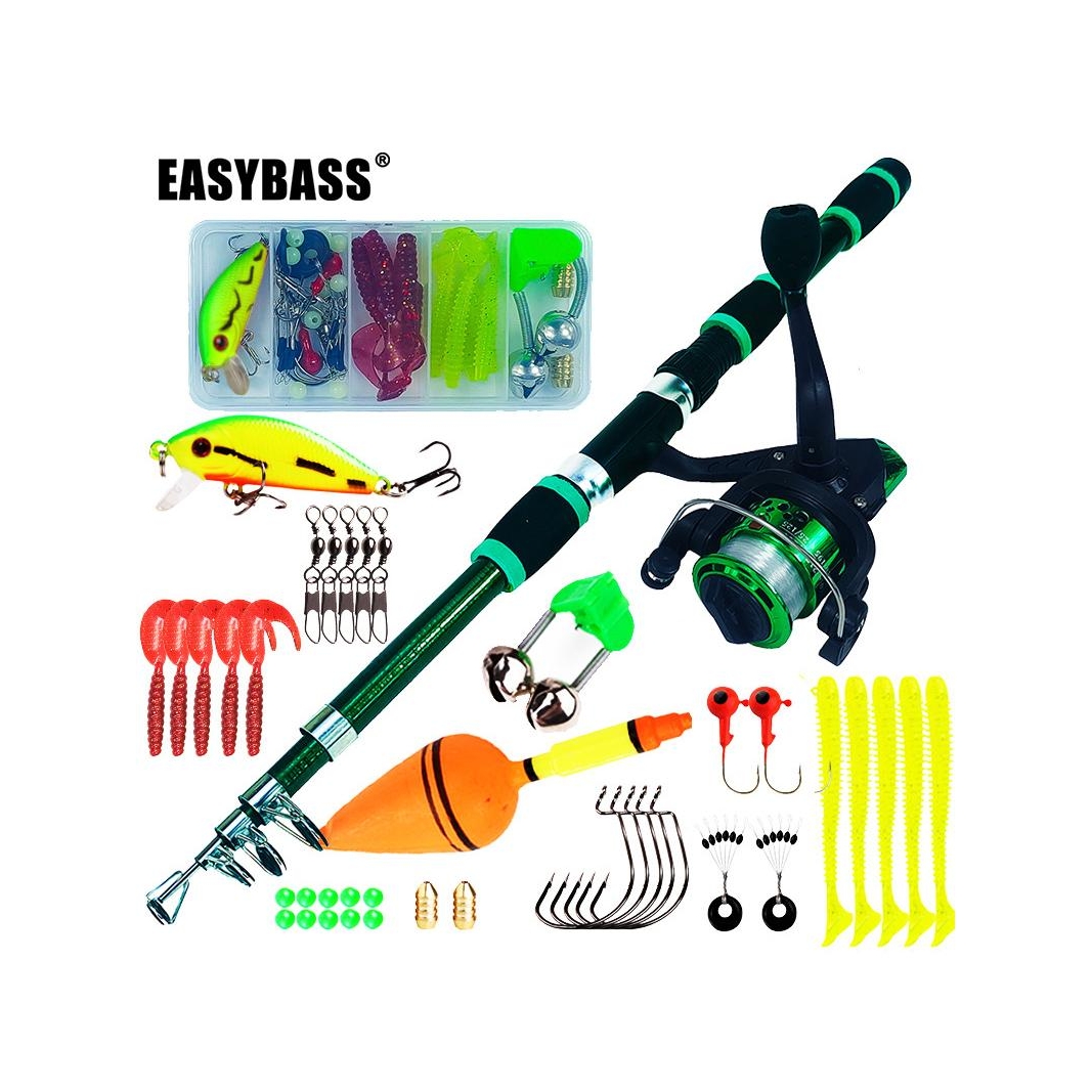 鱼竿渔具全套4竿60件套(鱼竿套装价格) 鱼竿渔具全套4竿60件套(鱼竿套装价格)