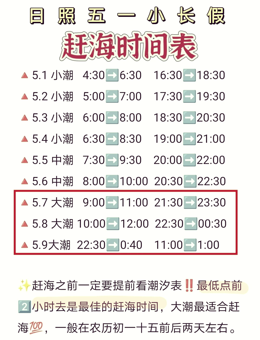 海钓时间表(海钓时间的最佳时间段) 海钓时间表(海钓时间的最佳时间段)