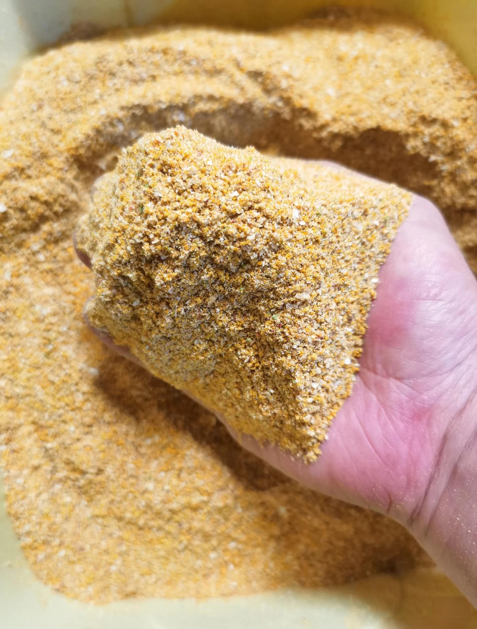 饵料粘散(饵料很黏)