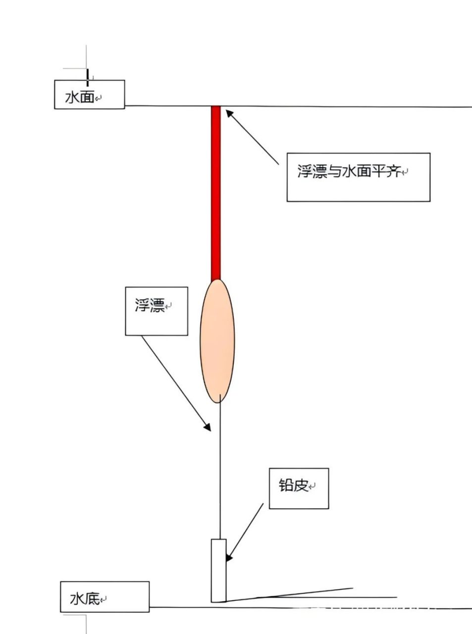 手杆钓鱼调漂技巧图(手杆如何调漂)