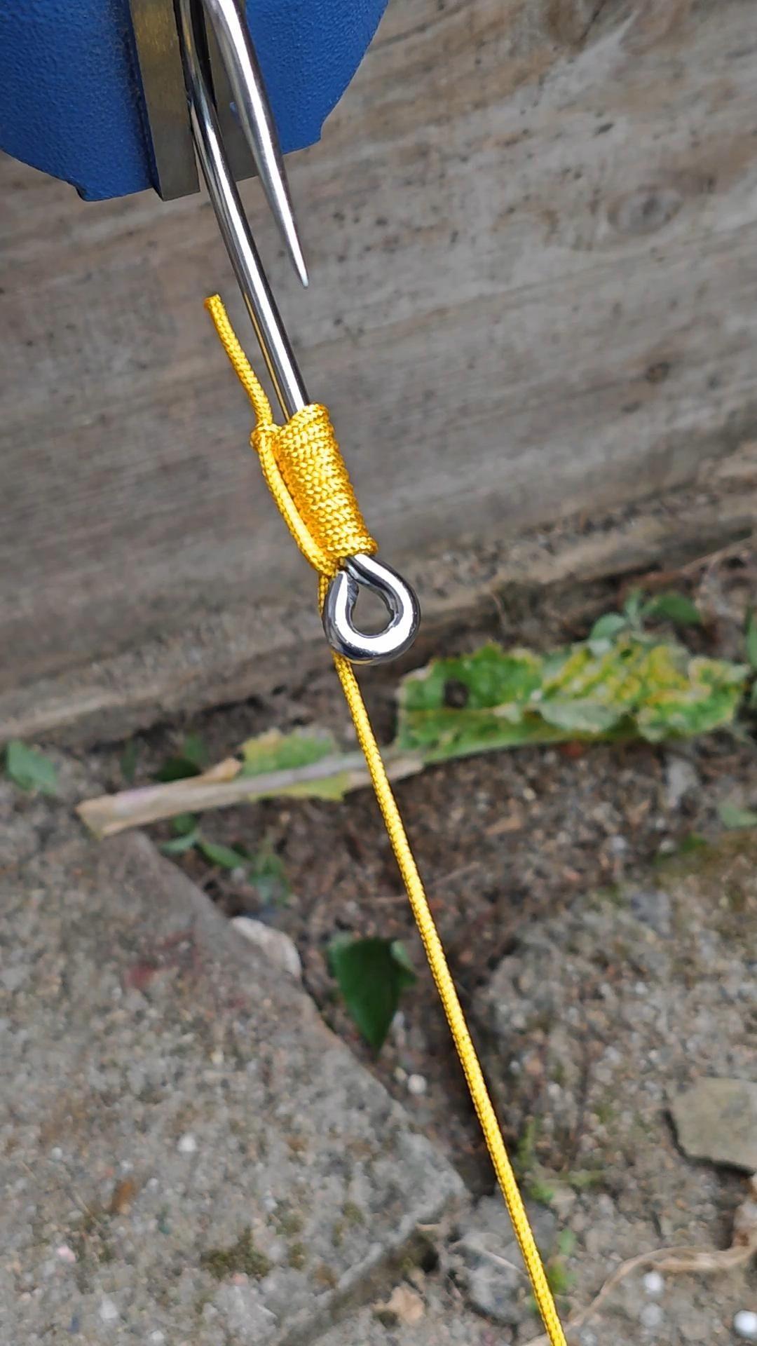 钓鱼技巧棉线结(传统钓棉线结打法)