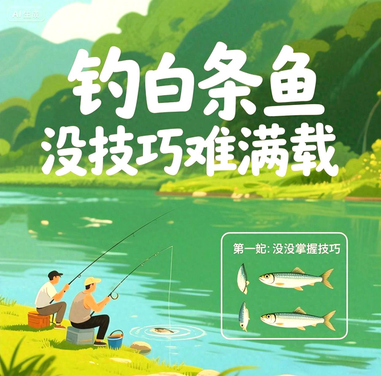 垂钓白条鱼技巧(垂钓白条要什么技巧)