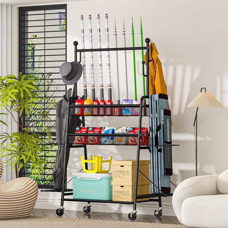 渔具收纳架子(渔具收纳架子怎么拆)