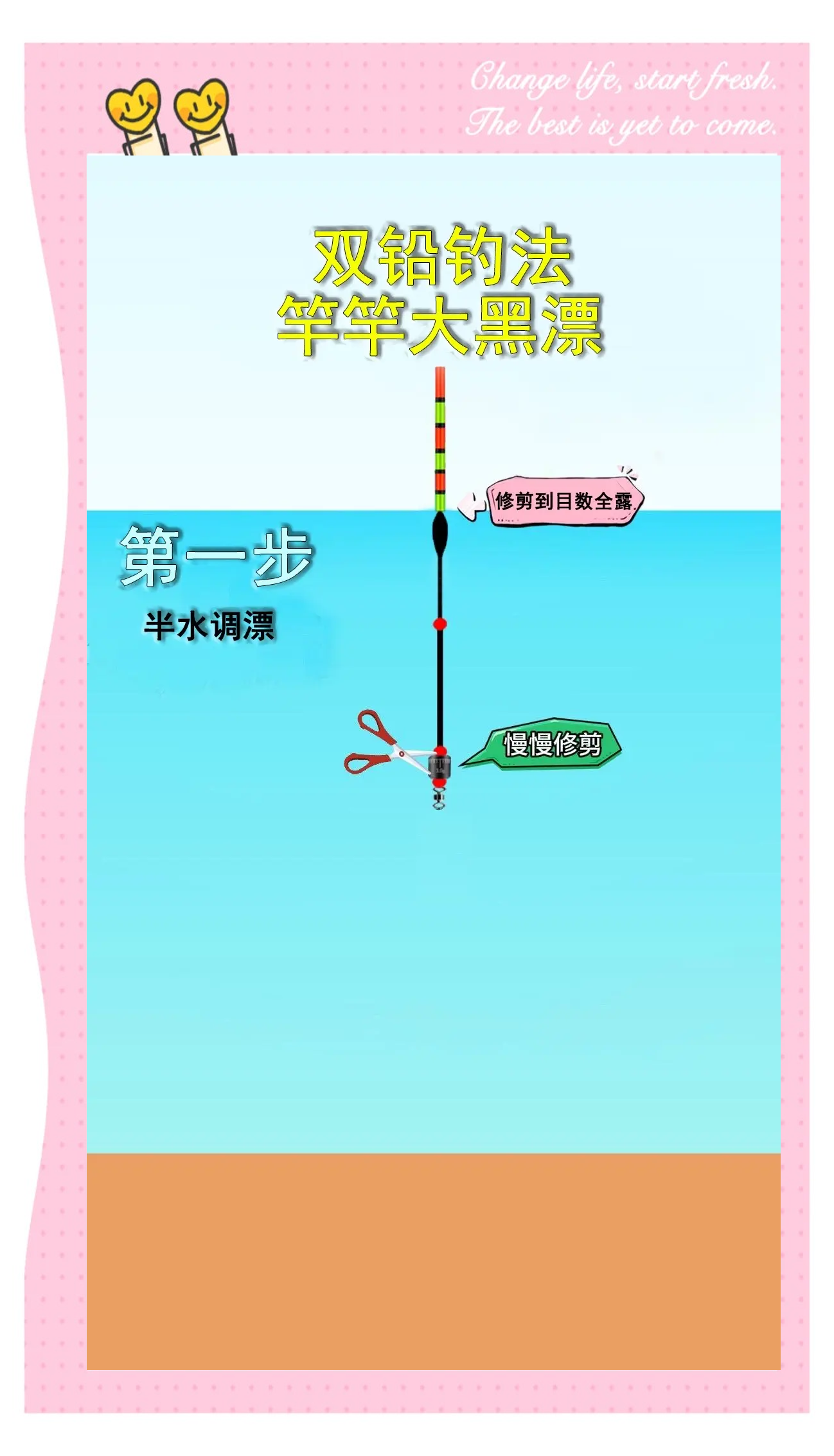 钓鱼钓半水图解技巧(钓鱼钓半水是什么意思)