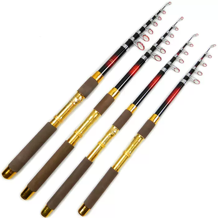 弯尾海钓竿(海钓中鱼,看鱼竿弯曲)