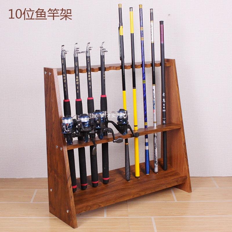 海钓竿展示架(鱼竿炮台支架使用方法)