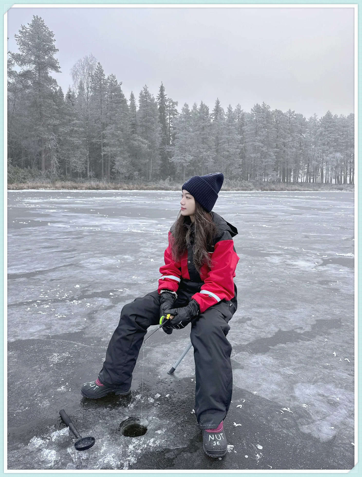 怎么在冰上钓鱼技巧(怎么在冰上钓鱼技巧图解)
