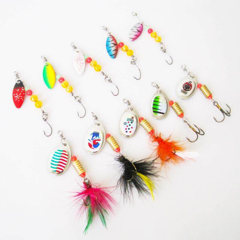 路亚绑羽毛(路亚羽毛钩对象鱼)